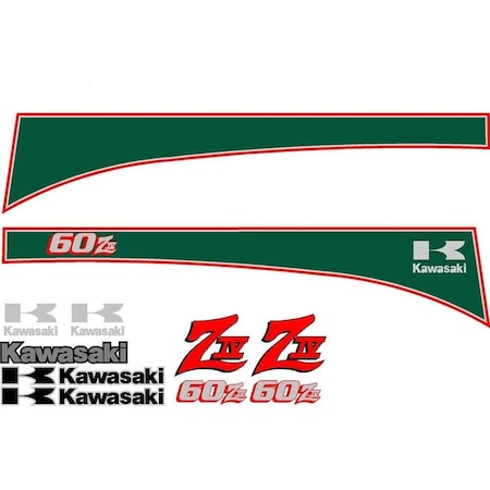 Aftermarket Decal Set KAW60ZIVDECALSET